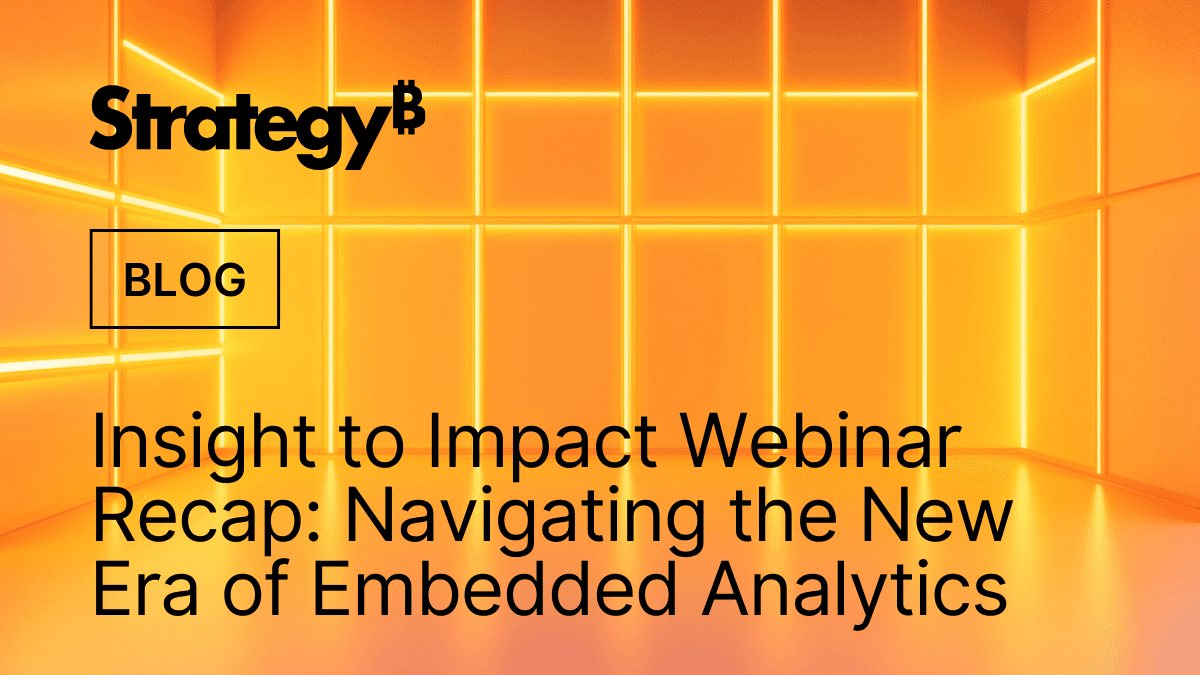 Video: Webinar Recap: Navigating the New Era of Embedded Analytics