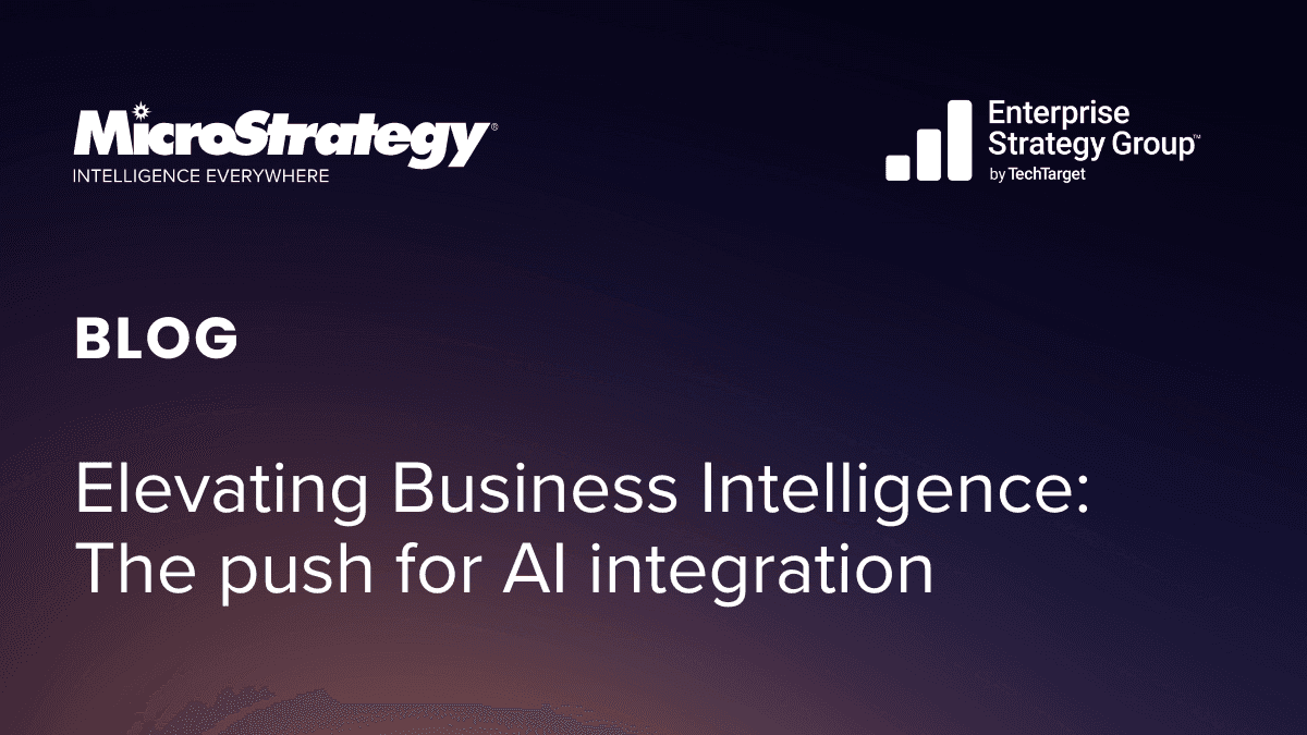 Video: Elevating Business Intelligence: The push for AI integration