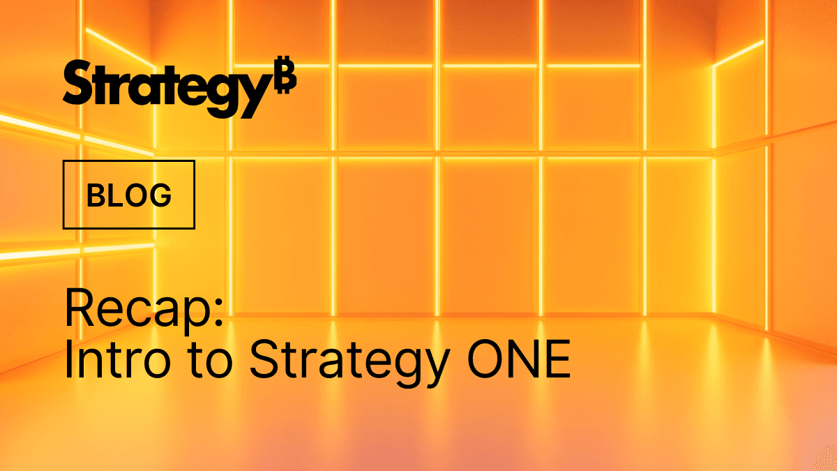 Video: Intelligent Analytics with MicroStrategy ONE