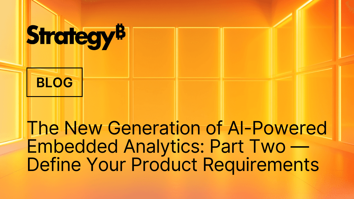 Video: AI-Driven Embedded Analytics: Defining Requirements (Part Two)