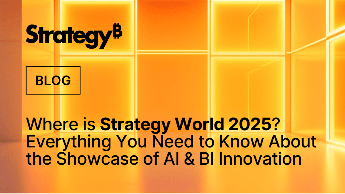 Video: Where is Strategy World 2025? Everything You Need to Know About the Showcase of AI & BI Innovation