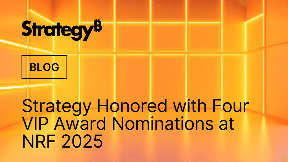 Video: MicroStrategy Honored with Four VIP Award Nominations at NRF 2025