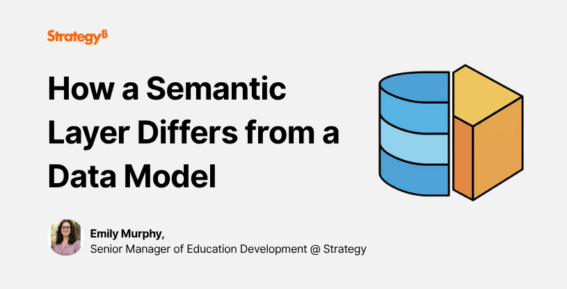 Video: How a Semantic Layer Differs from a Data Model