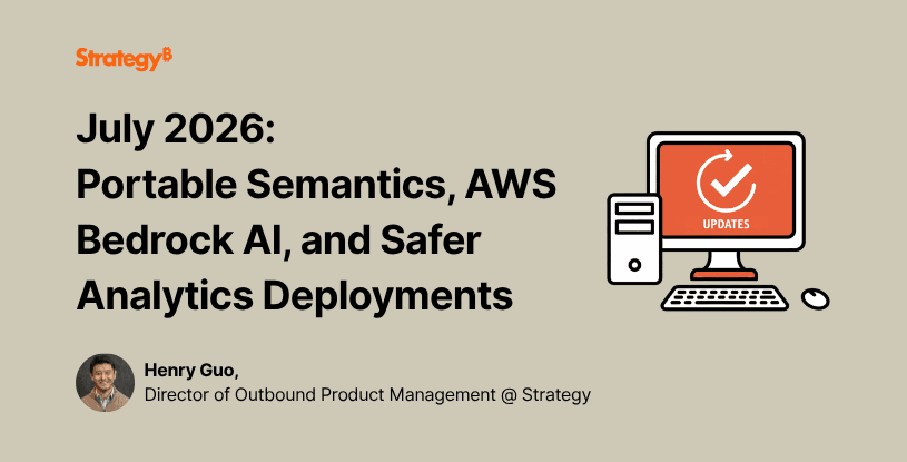 Video: July 2026: Portable Semantics, AWS Bedrock AI, and Safer Analytics Deployments