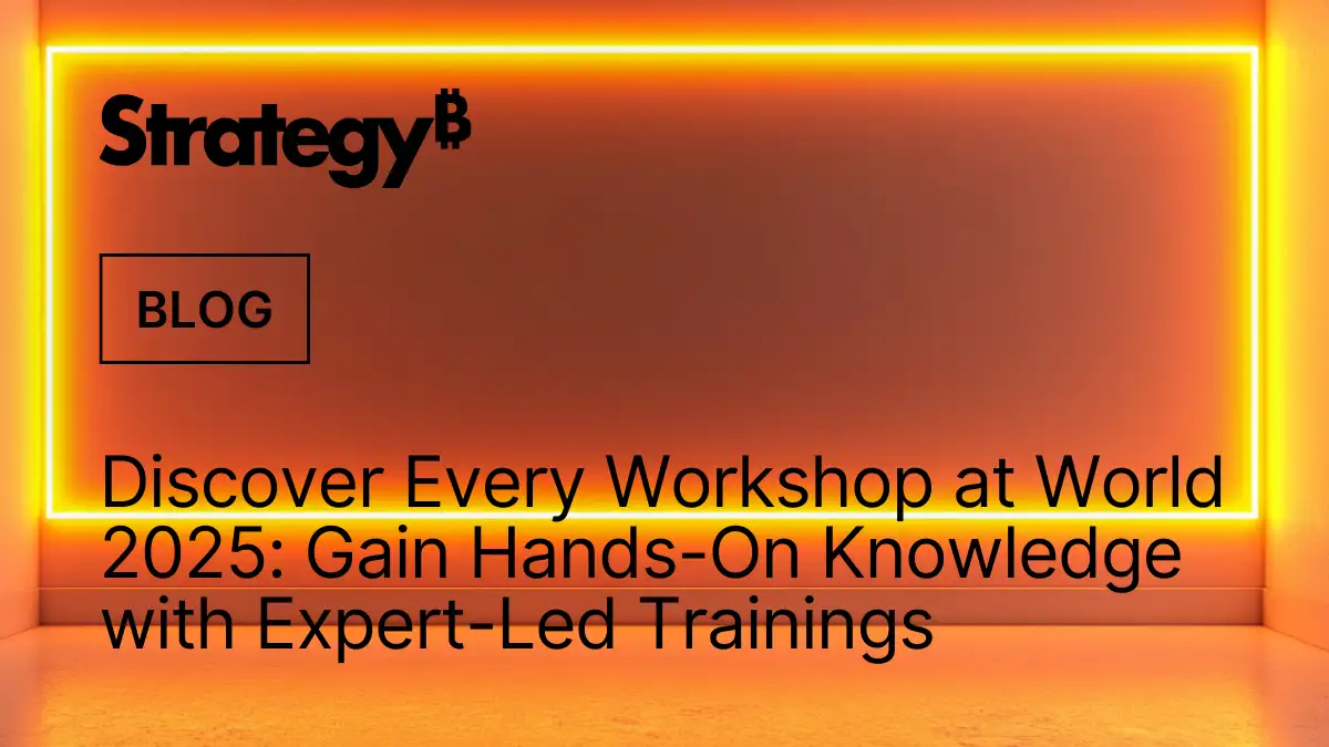 Video: Discover Every Workshop at World 2025: Gain Hands-On Knowledge with Expert-Led Trainings