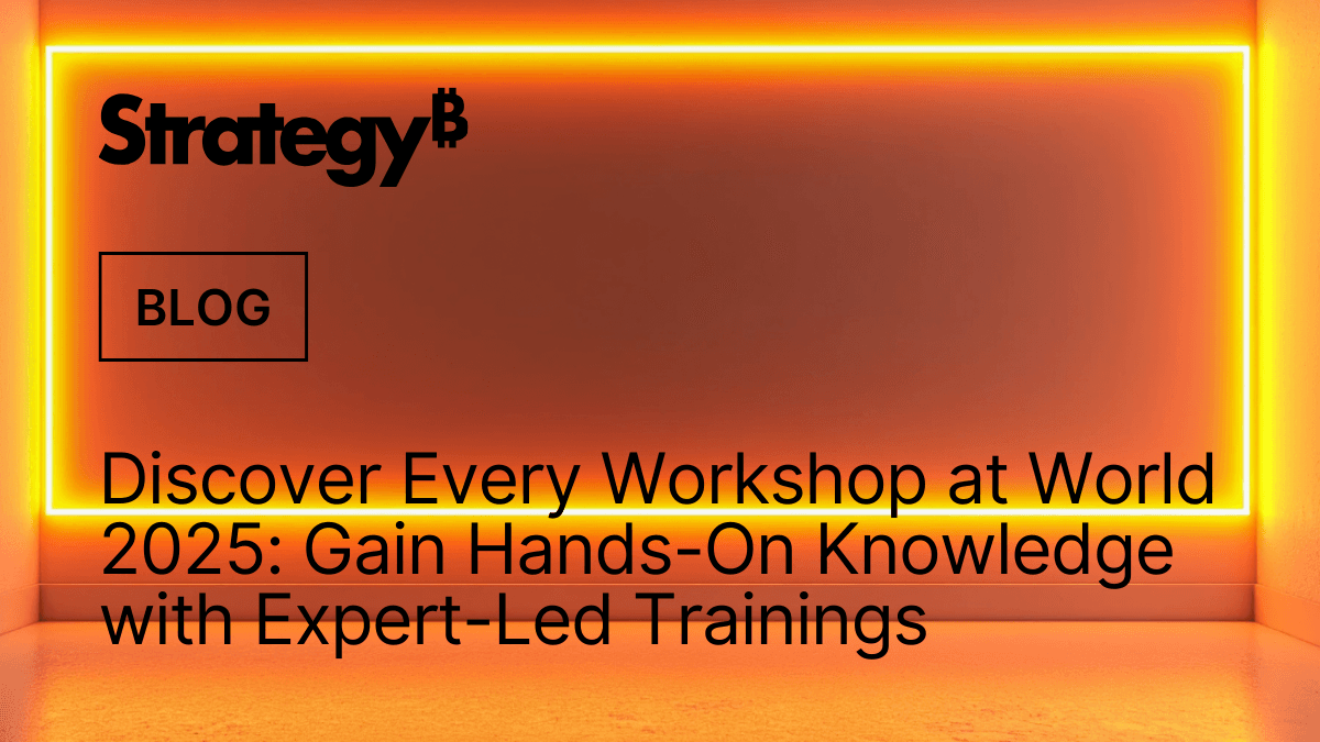 Video: Discover Every Workshop at World 2025: Gain Hands-On Knowledge with Expert-Led Trainings