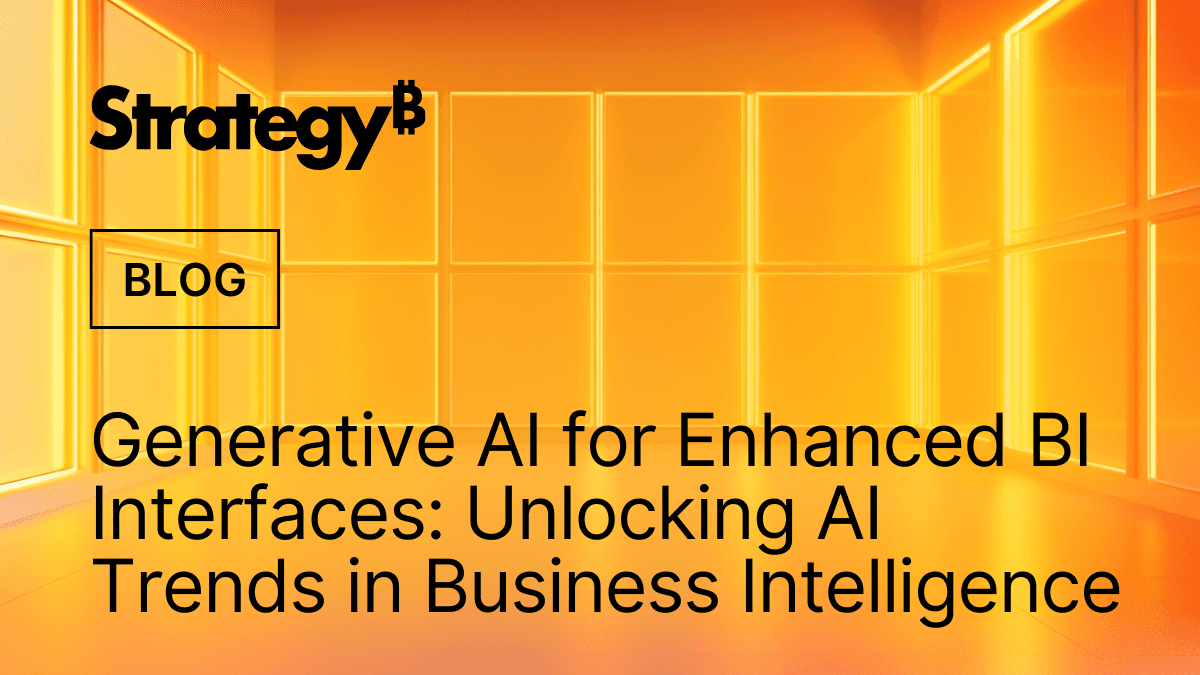 Video: Generative AI for Enhanced BI Interfaces: Unlocking AI Trends in Business Intelligence