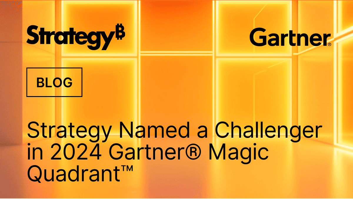 Video: MicroStrategy Named a Challenger in 2024 Gartner® Magic Quadrant™ for Analytics and BI Platforms